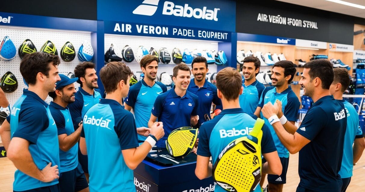 Opdag det nyeste inden for padeludstyr med Babolat Air Veron