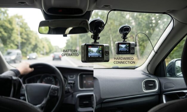 Dashcam med batteri – sådan adskiller det sig fra fast strøm