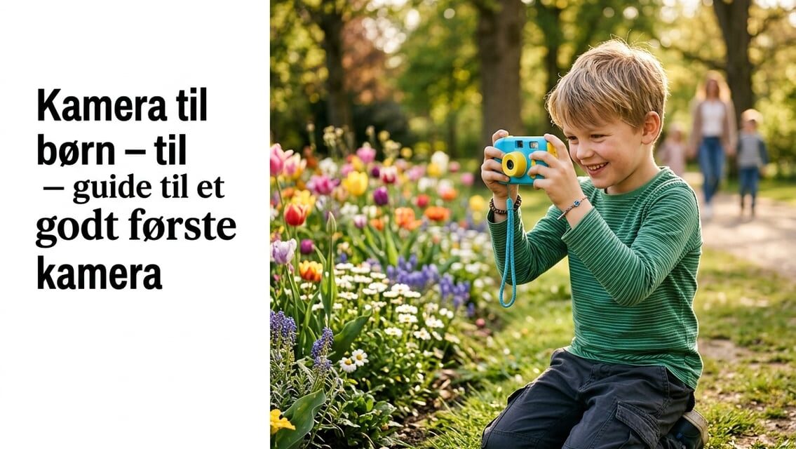 Kamera til børn – guide til et godt første kamera