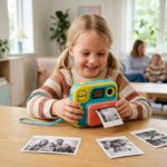 Kamera til børn med print billeder direkte fra kameraet