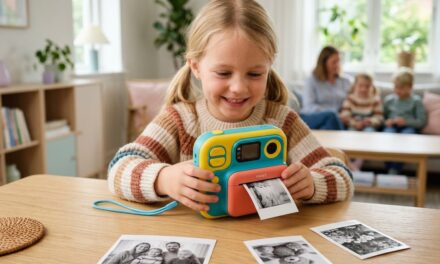 Kamera til børn med print – billeder direkte fra kameraet