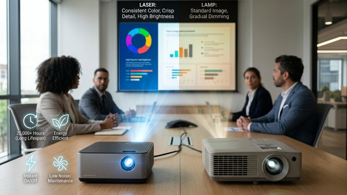 Laserprojektor – fordele og forskelle fra klassiske projektorer