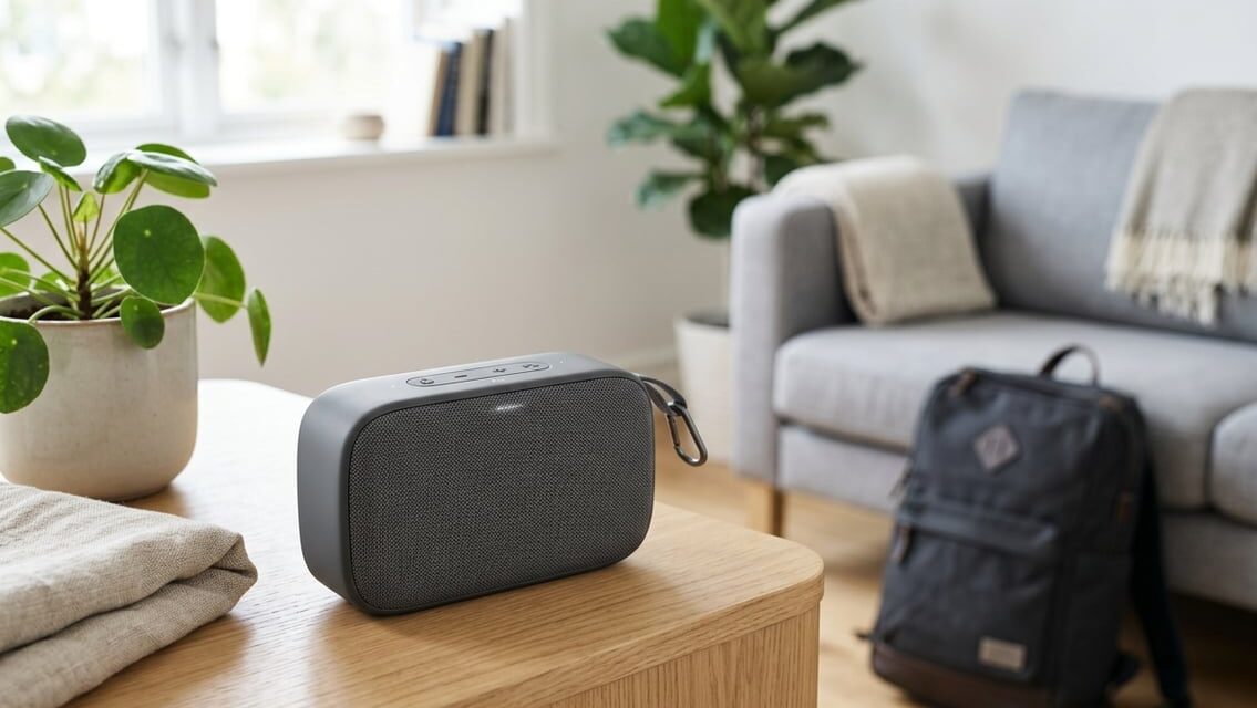 Lille Bluetooth-højtaler – kompakt lyd til hjem og tur