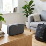 Lille Bluetooth højttaler kompakt lyd til hjem og tur