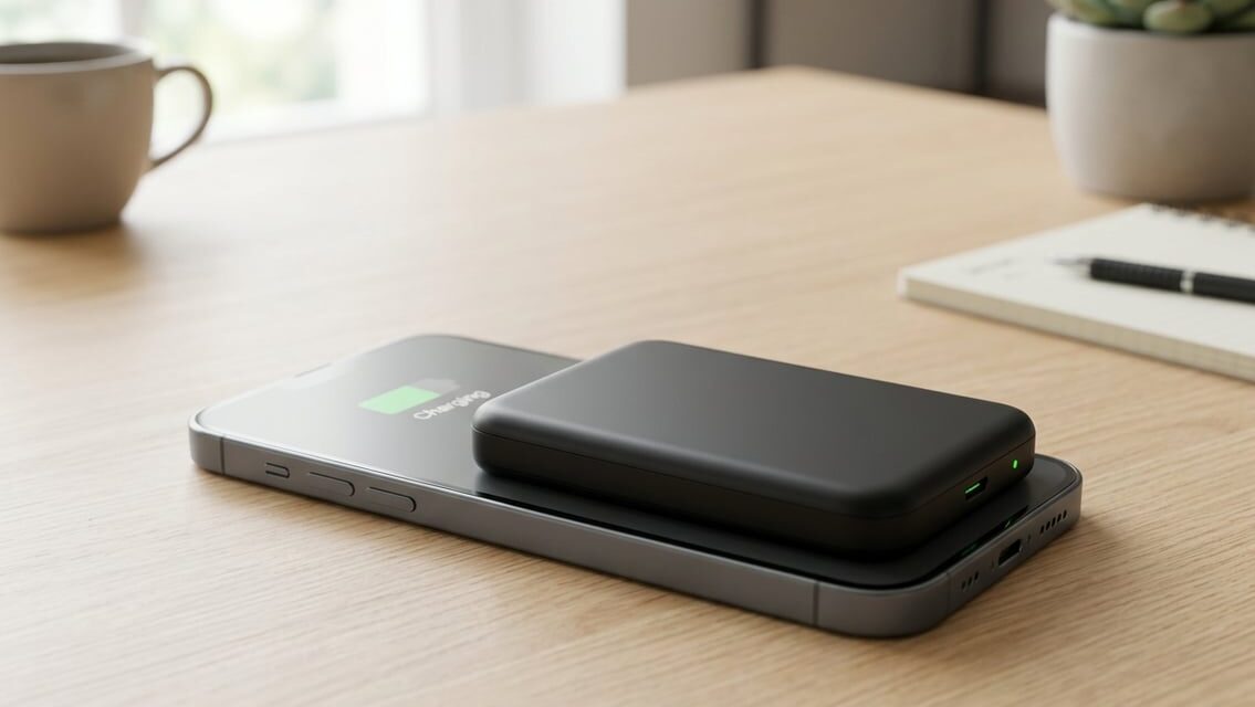 Magnetisk powerbank – sådan fungerer opladning direkte på mobilen