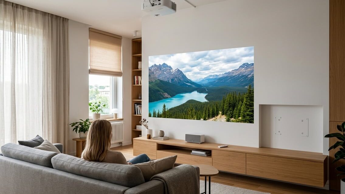 Projektor som alternativ til TV – fordele, ulemper og pladsbehov