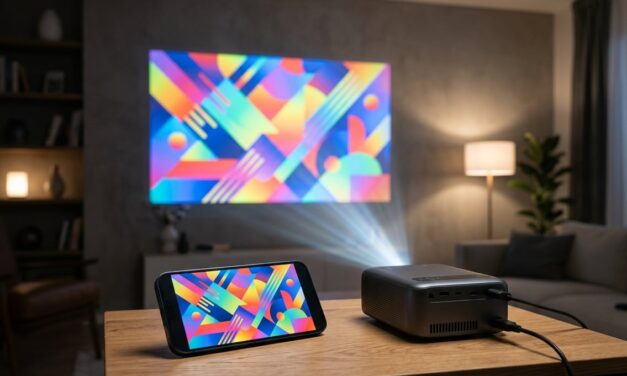 Projektor til mobilen – sådan får du indhold fra telefonen op på storskærm