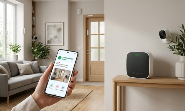 Smart alarmsystem til hjemmet – sensorer, kameraer og styring