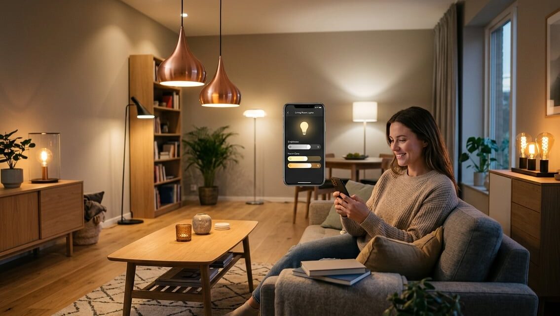 Smart home-lys – muligheder med pærer, lamper og automatisering
