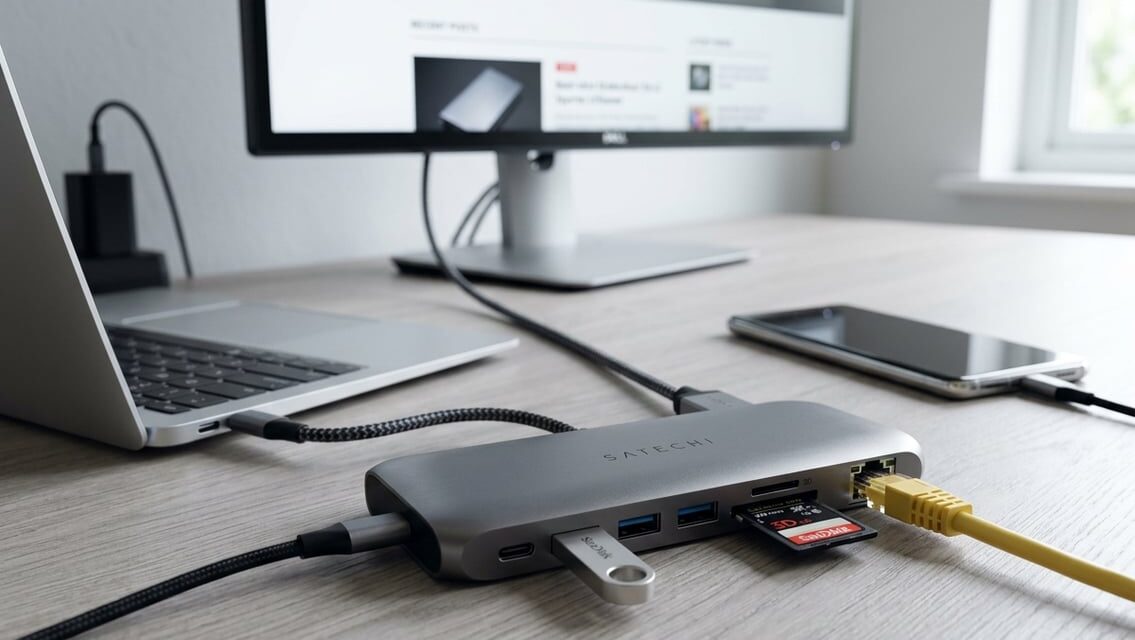 USB-C hub – guide til porte, strøm og kompatibilitet
