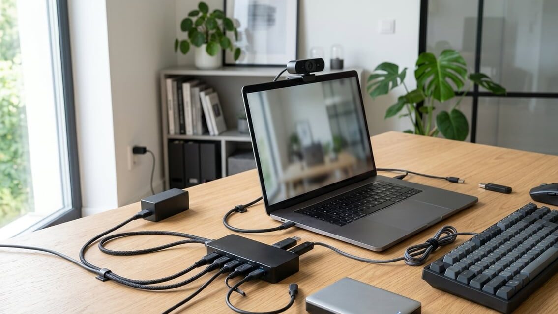 USB-hub med strømforsyning – hvornår har du brug for ekstern strøm?